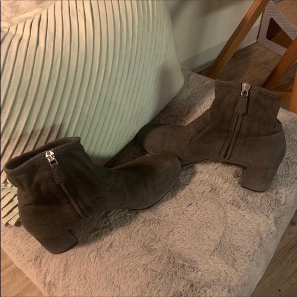 Gray Prada sock booties - Picture 3 of 4